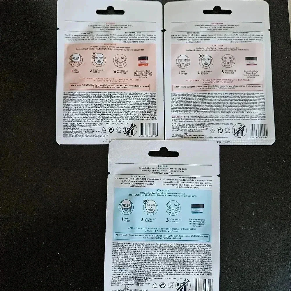The Body Shop-Bundle of 3 Sheet Masks - Picture 2 of 2
